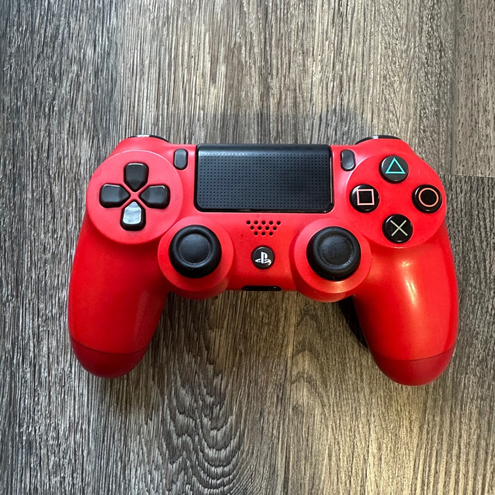 UNTESTED Sony DualShock 4 Wireless Controller PS4 Red CUHZCT2U‎ PS4 Gamepad